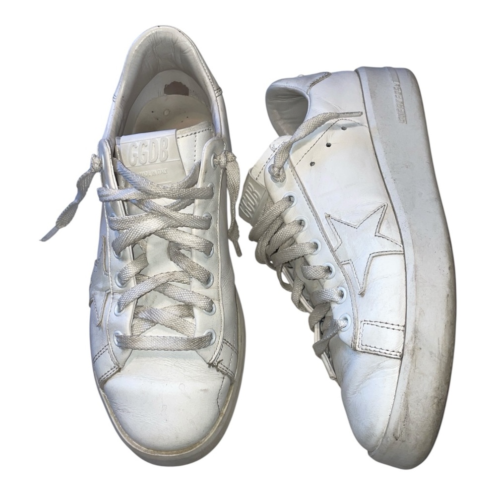 Golden Goose White Athletic Shoes